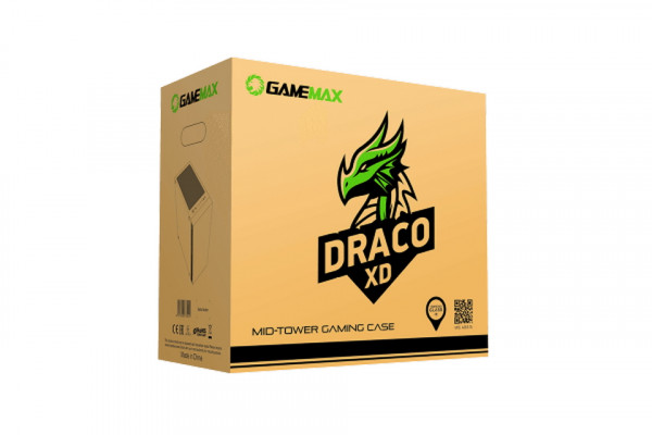 Vỏ case GAMEMAX Draco XD Glass 4 Fan LED