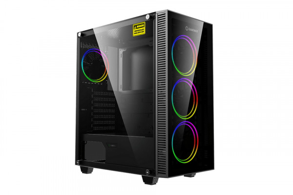 Vỏ case GAMEMAX Draco XD Glass 4 Fan LED
