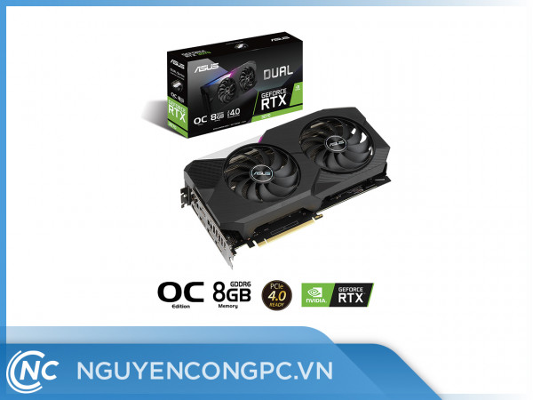 VGA ASUS DUAL RTX 3070 OC Edition 8G GDDR6