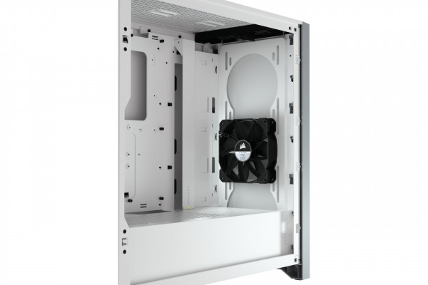 Vỏ case Corsair 4000D Tempered Glass White