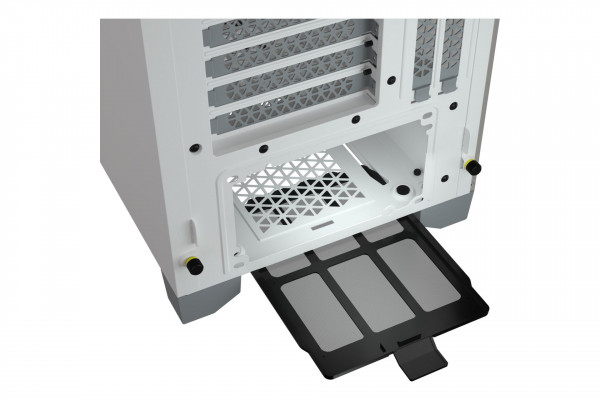 Vỏ case Corsair 4000D Tempered Glass White