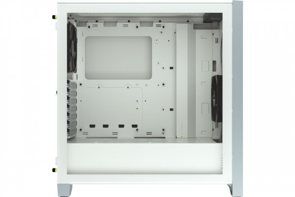 Vỏ case Corsair 4000D Tempered Glass White
