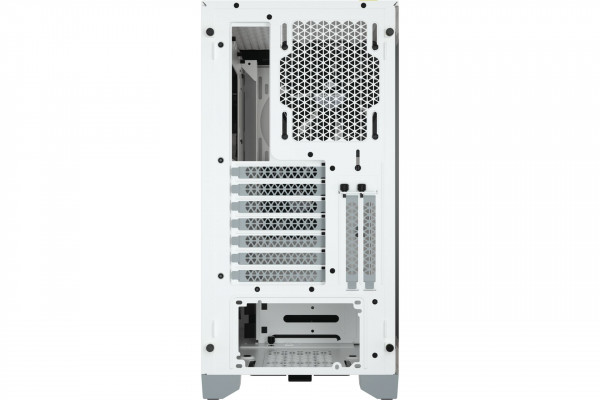Vỏ case Corsair 4000D Tempered Glass White