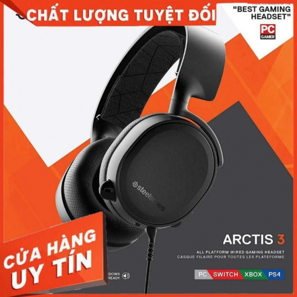 Tai nghe SteelSeries Arctis 3 Black