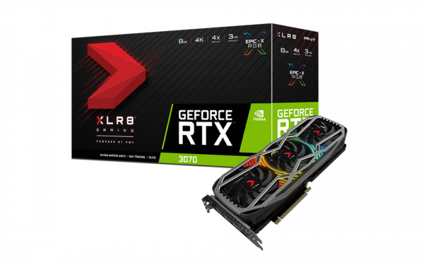 VGA PNY RTX 3070 8GB XLR8 Gaming REVEL EPIC-X RGB Triple Fan Edition