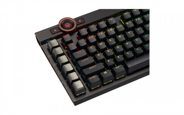 Bàn phím cơ quang học Corsair K100 RGB OPX Switch - Black