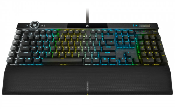 Bàn phím cơ quang học Corsair K100 RGB OPX Switch - Black