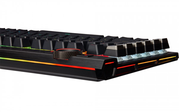 Bàn phím cơ quang học Corsair K100 RGB OPX Switch - Black