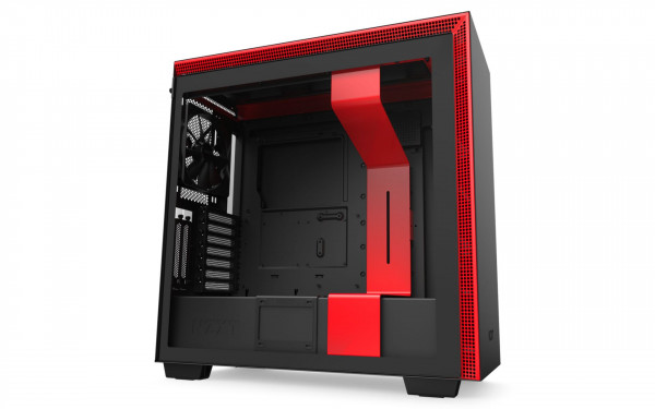 Vỏ Case NZXT H710i Smart Matte Black Red