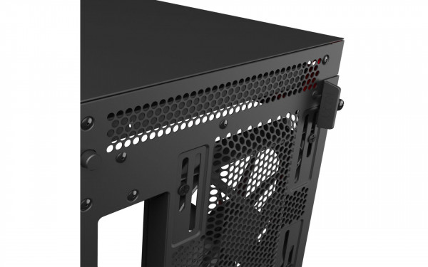 Vỏ Case NZXT H710i Smart Matte Black Red