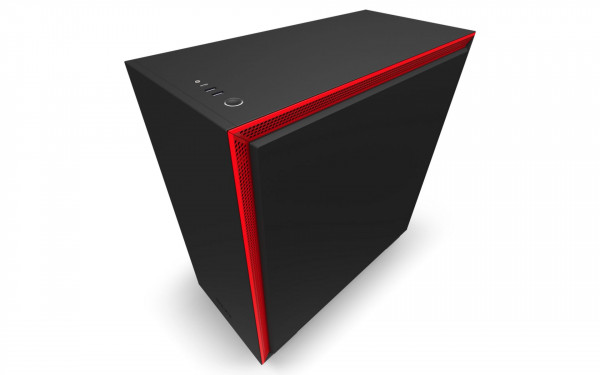 Vỏ Case NZXT H710i Smart Matte Black Red