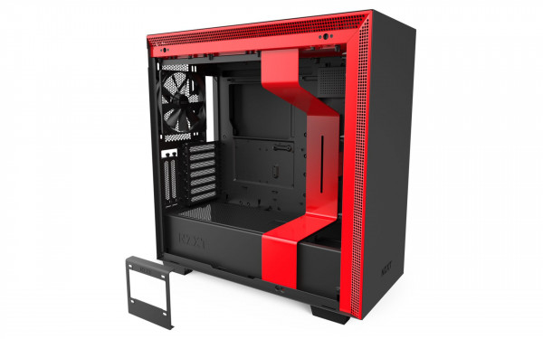Vỏ Case NZXT H710i Smart Matte Black Red