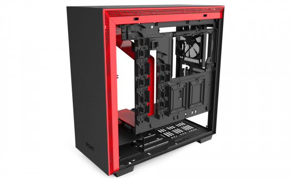 Vỏ Case NZXT H710i Smart Matte Black Red