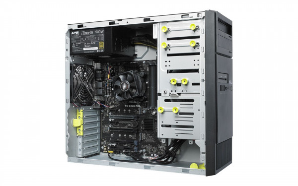 Máy tính đồng bộ ASUS WORKSTATION E500 G5-9500013Z (i5-9500/8G/1T/2 x Intel LAN/C246/KB/M/300W/ĐEN/LNXDGW)