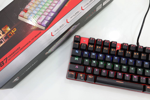 Bàn phím MotoSpeed K87 TKL Mechanical Rainbow LED (K87X)