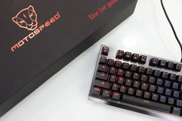Bàn phím cơ Motospeed CK108 Grey LED Rainbow