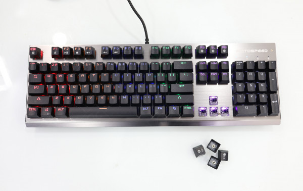 Bàn phím cơ Motospeed CK108 Grey LED Rainbow