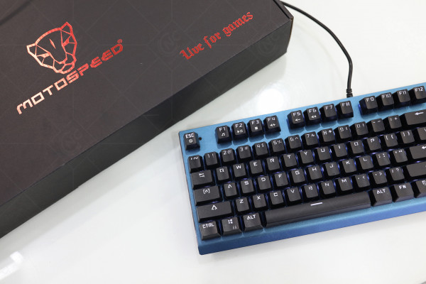 Bàn phím Motospeed CK108 Blue LED White