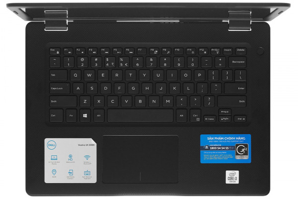 Laptop Dell Vostro 14-3491-70225483 (14inch/FHD/i5-1035G1/RAM-8G/SSD-256G/Win10/Black)