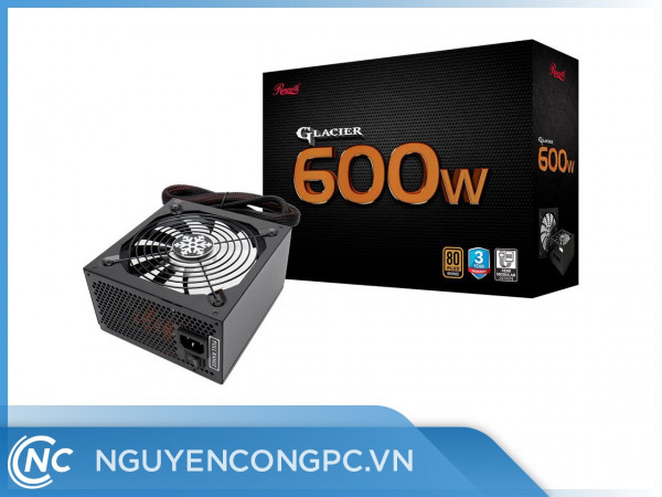Nguồn máy tính Rosewill Glacier 600M - 600W - 80 PLUS Bronze - Semi-Modular