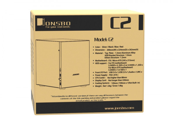 Vỏ máy tính Jonsbo C2 Black