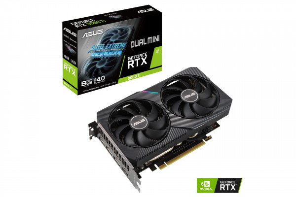Card đồ họa ASUS DUAL RTX 3060 Ti MINI 8GB