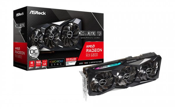 Card Đồ Họa ASRock Radeon RX 6800 Challenger Pro 16G OC