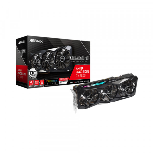 Card Đồ Họa ASRock Radeon RX 6800 Challenger Pro 16G OC