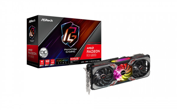 Card Đồ Họa ASRock Radeon RX 6800 Phantom Gaming D 16G OC