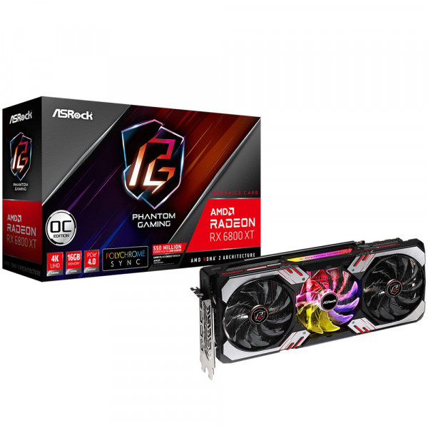 Card Đồ Họa ASRock Radeon RX 6800 Phantom Gaming D 16G OC