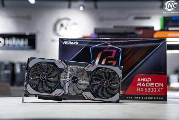 Card màn hình ASRock Radeon RX 6800 XT Phantom Gaming D 16G OC