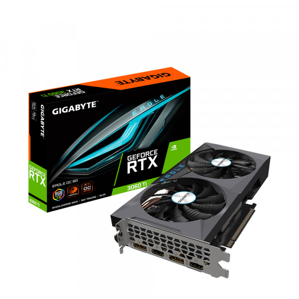 Card Đồ Họa GIGABYTE GeForce RTX 3060 Ti EAGLE OC 8G