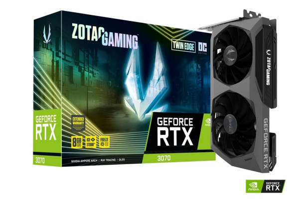 Card Đồ Họa ZOTAC GAMING GeForce RTX 3070 Twin Edge OC Edition