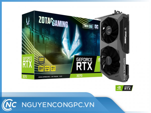 Card Đồ Họa ZOTAC GAMING GeForce RTX 3070 Twin Edge OC Edition