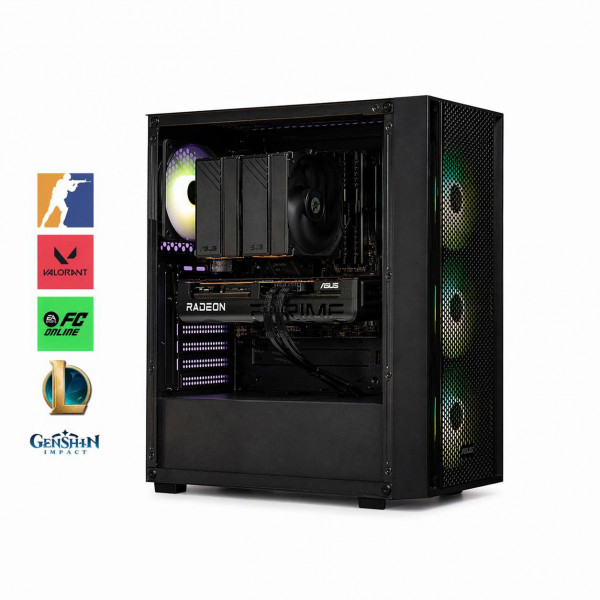 Bộ PC NCPC - [ASUS X AMD] Ryzen 7 7800X3D, RAM 16GB, VGA RX 9070 XT 16GB [TẶNG MÀN HÌNH]