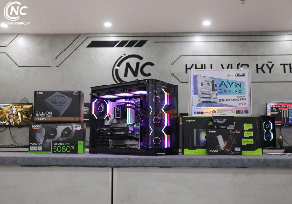 Bộ PC Đồ Hoạ Intel Core Ultra 7 265K, RAM 32GB, RTX 5060 Ti 16GB