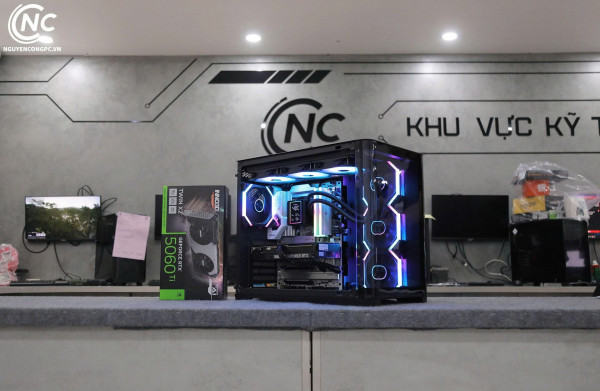 Bộ PC Đồ Hoạ Intel Core Ultra 7 265K, RAM 32GB, RTX 5060 Ti 16GB