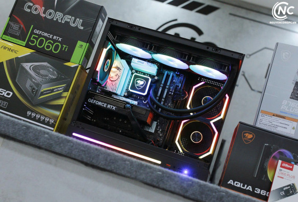 Bộ PC Gaming Intel Core i5-14600K, RAM 32GB, RTX 5060 Ti 16GB