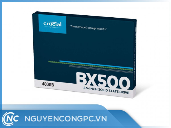 Ổ cứng SSD Crucial BX500 480GB CT480BX500SSD1 2.5 inch SATA III