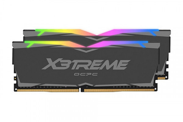 RAM OCPC X3TREME RGB AURA 16GB (2x8GB) Bus 3200 C16 DDR4 Black