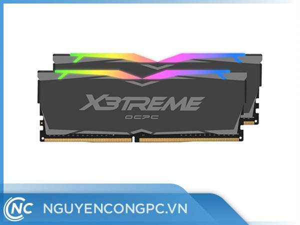 RAM OCPC X3TREME RGB AURA 16GB (2x8GB) Bus 3200 C16 DDR4 Black