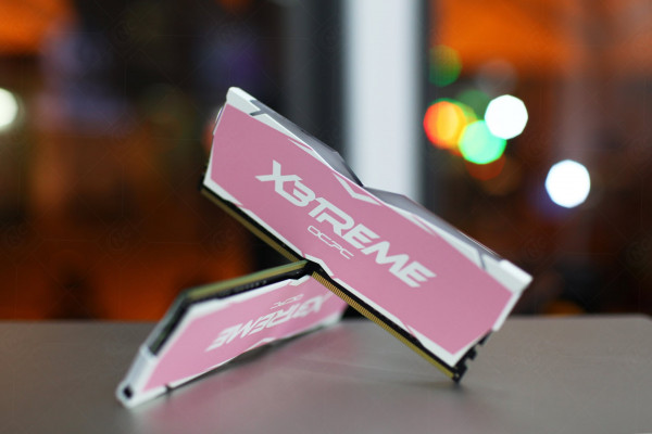 RAM OCPC X3TREME RGB AURA 16GB (2x8GB) Bus 3200 C16 DDR4 Pink