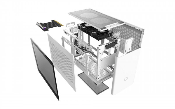 Vỏ Máy Tính Cooler Master MasterBox NR200P White