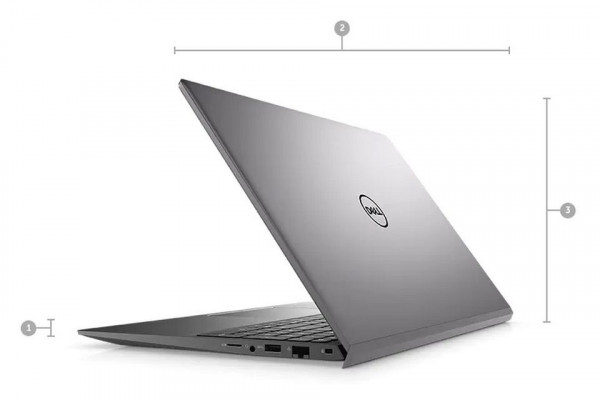 Laptop Dell Vostro 5502 70231340 (i5-1135G7/RAM-8GB/SSD-256GB/15.6Inch/FHD/Win/Xám)