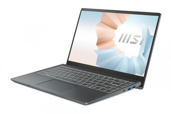 Laptop MSI Modern 14 B11M 073VN (i7-1165G7/RAM-8GB/SDD-512GB/Iris-Xe/14inch/FHD/Win10/Xám)