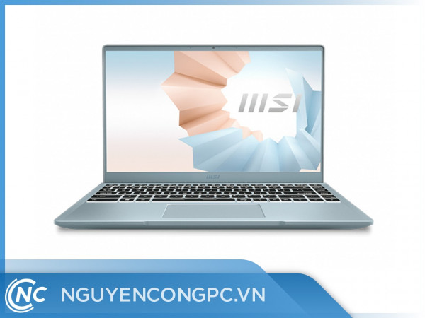Laptop MSI Modern 14 B11SB 074VN (i5-1135G7/RAM-8GB/SSD-512GB/MX450/14inch/FHD/Win10/Xanh)