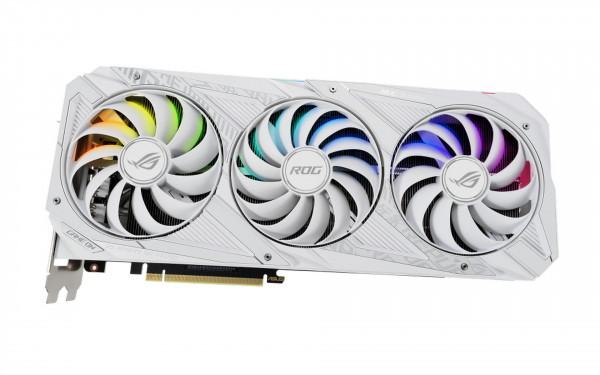 Card Đồ Họa ASUS ROG STRIX RTX 3070 O8G WHITE EDITION GAMING