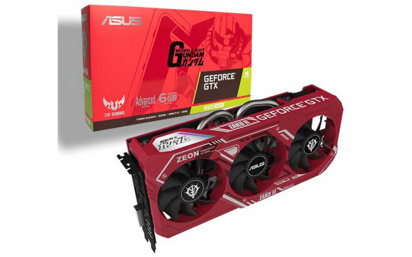 Card Đồ Họa ASUS TUF Gaming X3 Geforce GTX 1660 Super ZAKU Gundam Edition Advanced 6G