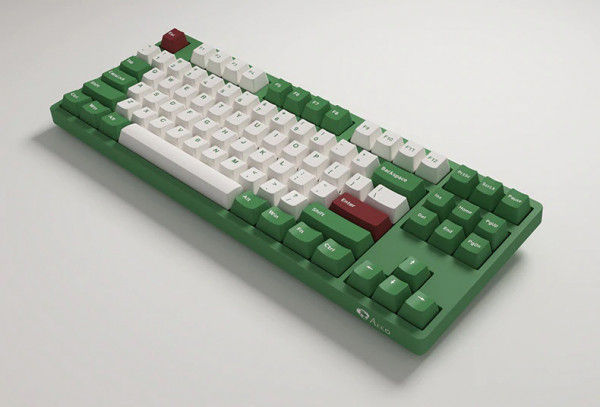 Bàn Phím Cơ AKKO 3087 v2 DS Matcha Red Bean (Akko switch v2)