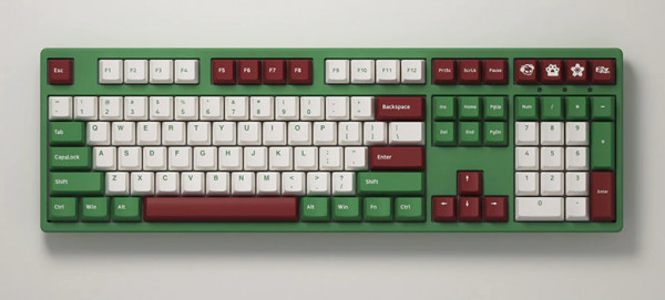 Bàn Phím Cơ AKKO 3108 v2 DS Matcha Red Bean (Akko switch v2)
